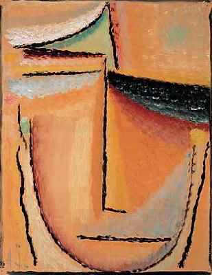 Alexej von Jawlensky Abstract Head oil painting picture